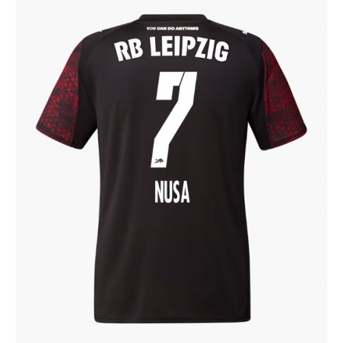 Stroje piłkarskie RB Leipzig Antonio Nusa #7 Koszulka Trzeciej 2025-26 Krótki Rękaw